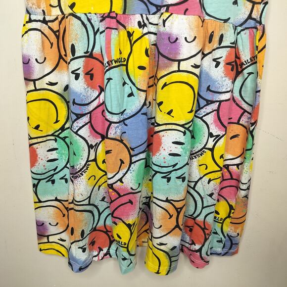 H&M Smiley World Girls Dress Sleeveless Colorful Happy Fun - Picture 3 of 7